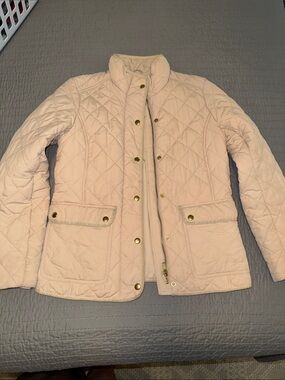 J. Crew Factory Tan Quilted Puffer Jacket